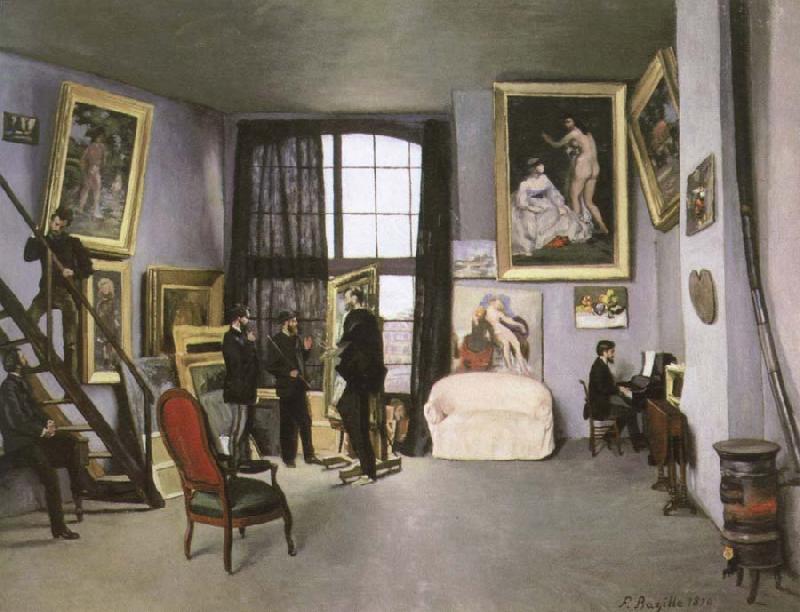 Frederic Bazille the artist s studio ,nine rue de la condamine